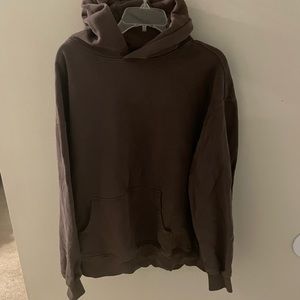 Vintage Brown Oversized Hoodie